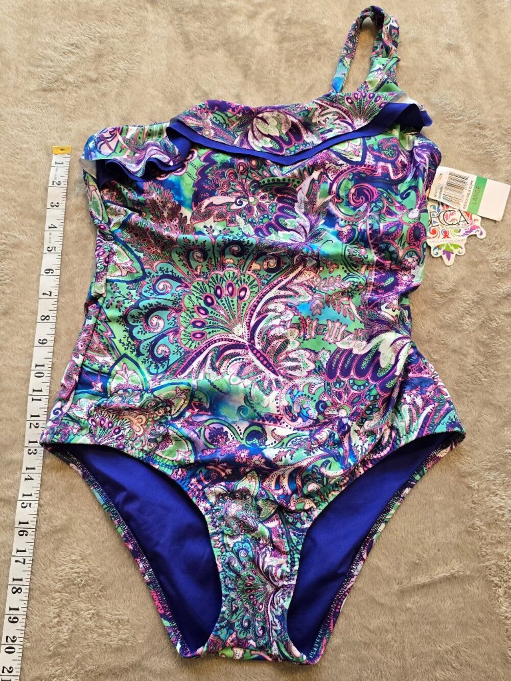 NWT BECCA swimsuit 1 piece large